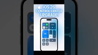 iOS 26 Control Center Just Got a Major Redesign! 🔥 [Clean Look]#ios #ios26 #ios16beta
