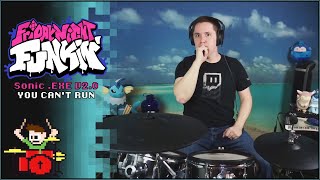 FNF SONIC.EXE V2.0 - YOU CANT RUN ON DRUMS!