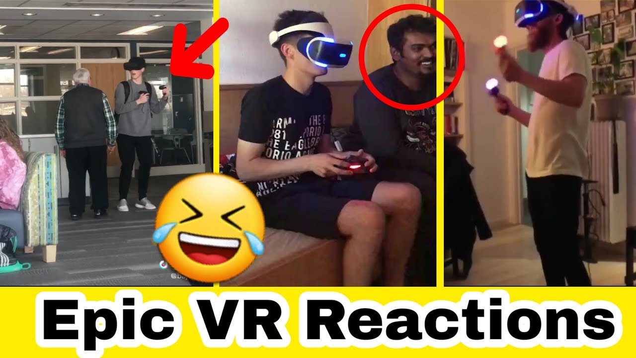 Epic VR Reaction Compilation Funny VR Reaction Horror Vr Funny