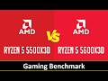 RYZEN 5 5500X3D vs RYZEN 5 5600X3D