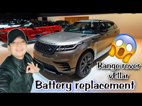 Vlog-54 HOW TO REPLACE THE BATTERY OF RANGE ROVER VELAR