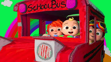 🎶 [1 Minute LOOP] Wheels on the Bus Remix 🚍 CoComelon Inspired Sound Effects Beats by Giggly Rhymes