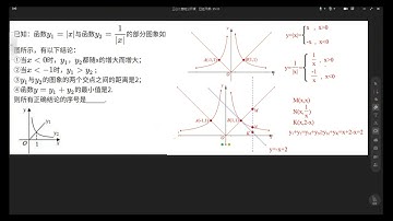 绝对值函数就是分段函数+函数最值的几何思路与代数思路