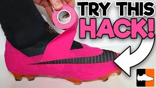 How To Make Laceless Nike Boots! Nike to Nemeziz Transformation!