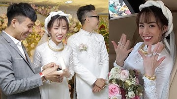 🔴 Con gái Đại gia Minh Nhựa đeo Vàng Kim Cương trĩu tay ngày Đám cưới - TIN GIẢI TRÍ