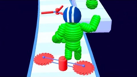 Rope-Man Run 🧶 🪡  All Levels Gameplay Android IOS #19 🎮