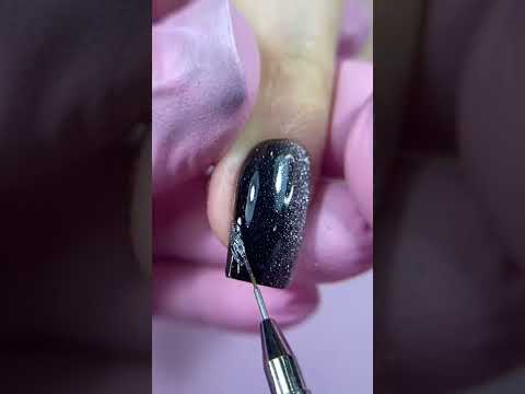 Новогодний дизайн ногтей | Кошачий глаз | Маникюр на новый год | Nail art