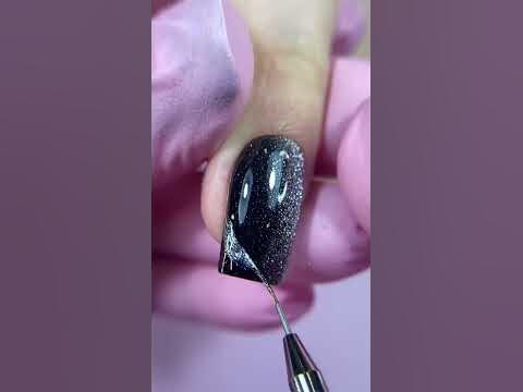 Новогодний дизайн ногтей | Кошачий глаз | Маникюр на новый год | Nail ...