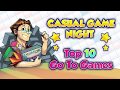 Edos casual game night top 10 go to games