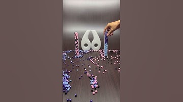 💧 Most Satisfying Reverse Beads Ever 😳 | Perfect ASMR Loop #asmrshorts #satisfying