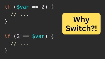 PHP Comparison: Value BEFORE Variable - Why?