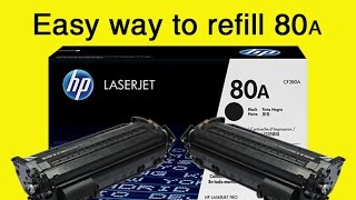 HP 80a toner refill