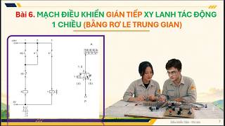 Lesson 6. Indirect Control Circuit for a Single-Acting Cylinder (Using an Intermediate Relay)