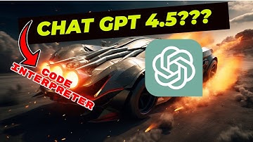 ChatGPT Code Interpreter Is a TOTAL Game Changer! 💥 - Is this REALLY Chat GPT 4.5?
