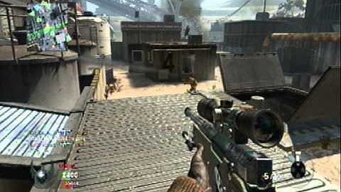 CoD Black Ops : No scope/Quick scope montage.