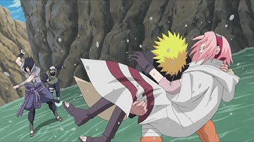Naruto Saved Sakura in the Last Second From Sasuke