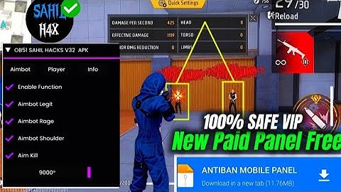 Free Fire Panel Mobile 🔥 FF Antiban Panel OB51 | Free Fire Hack New 😈 FF Injector 2025