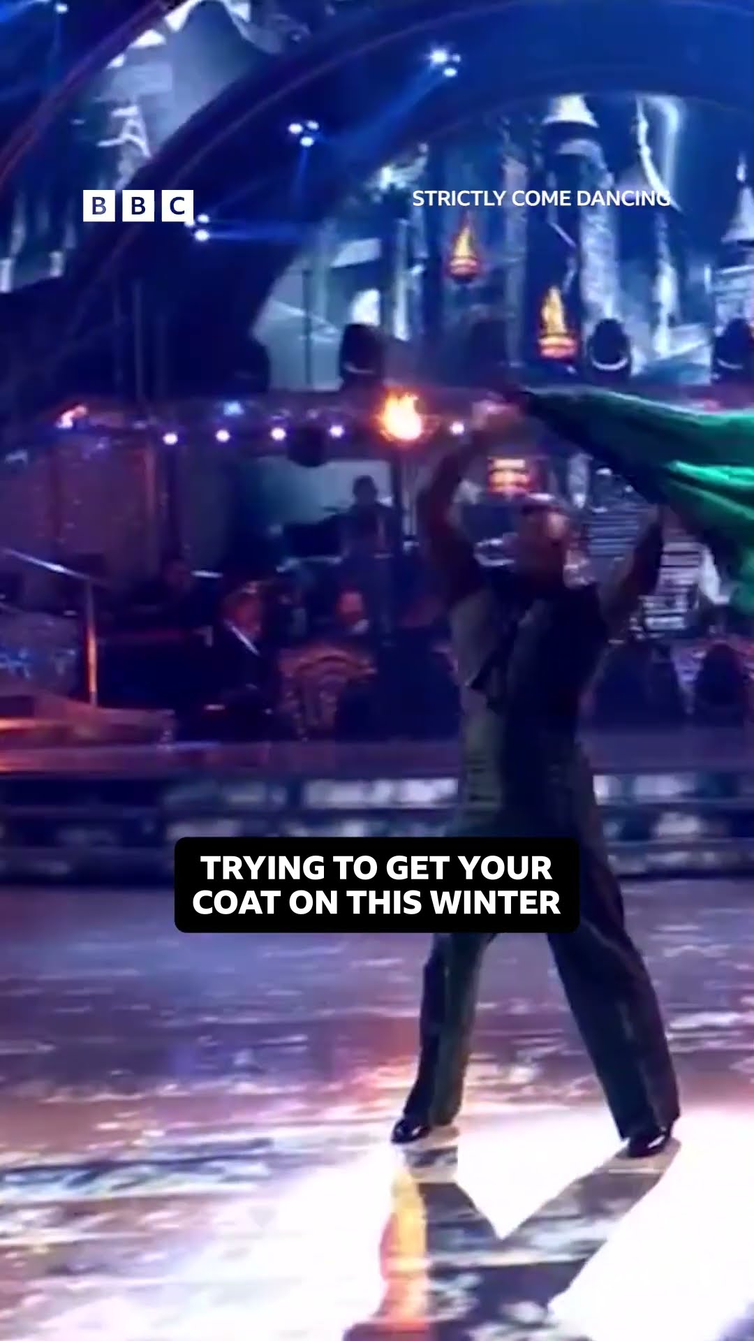JB's epic #Strictly cape skills!