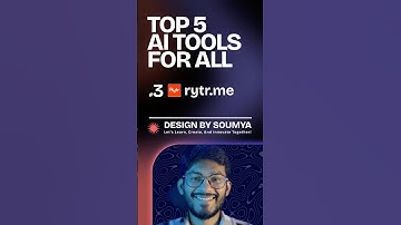 Designers, work on design & let Rytr handle the Words! | 5 AI Tools for Everyday Use | Soumya Biswas