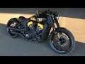 Custom Indian Scout Bobber "Never Off"