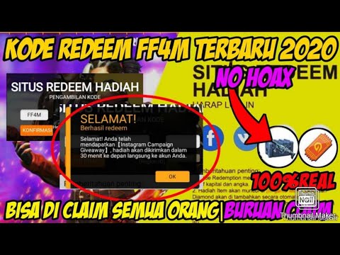 KODE REDEEM TERBARU FREE FIRE - YouTube