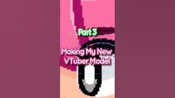 part 3 of rigging my new VTuber model 🤍✨ #live2d #art #vtuber #oc