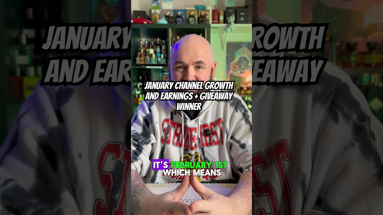 January Channel Growth and Earnings + Giveaway Winner