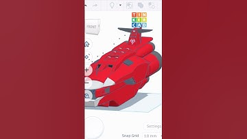 Bolar Battleship LaGendra (Tinkercad Model Showcase) #tinkercad #spacebattleshipyamato