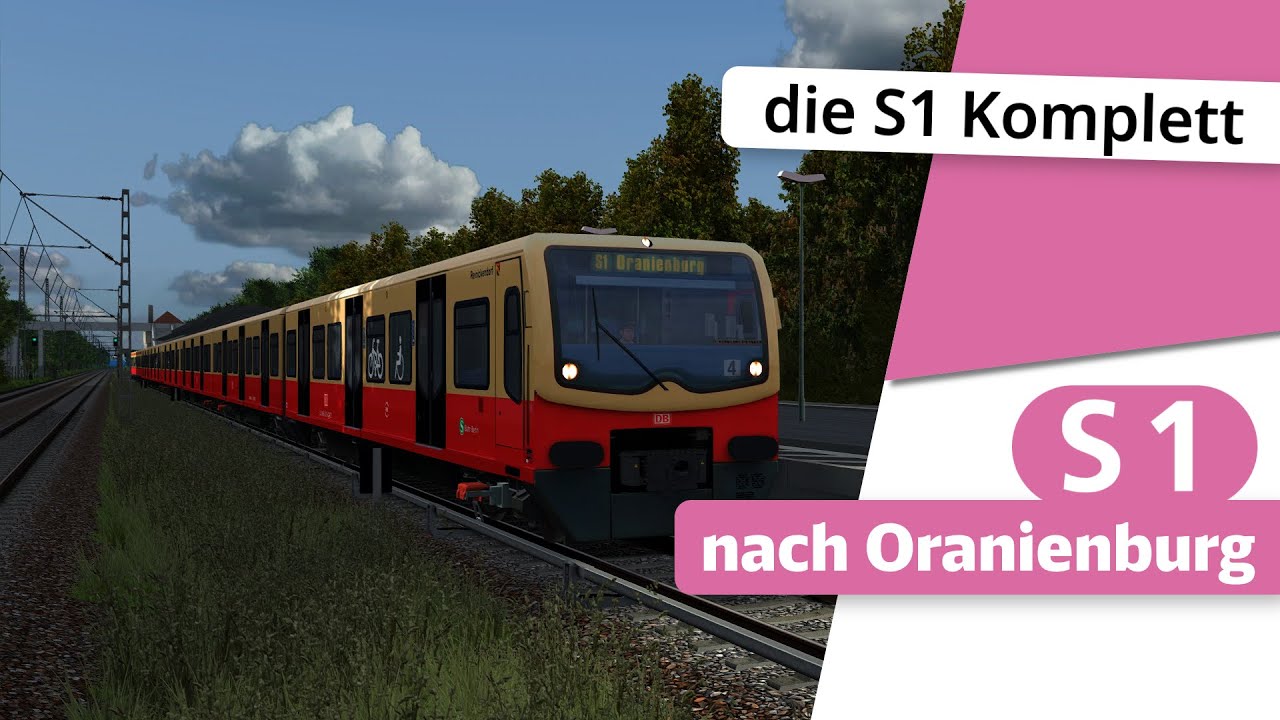 S-Bahn Berlin - Train Simulator - Die komplette S1 durch den Nord-Süd - BR481