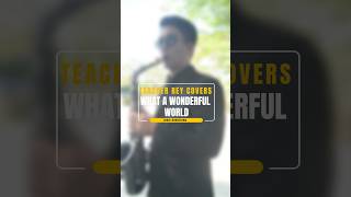WHAT A WONDERFUL WORLD (Louis Armstrong) - Saxophone Cover | TEACHER REY COVERS