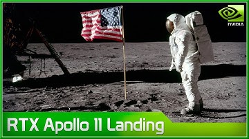 NVIDIA RTX - Lunar Landing Real-Time Ray Tracing Demo (2018) HD