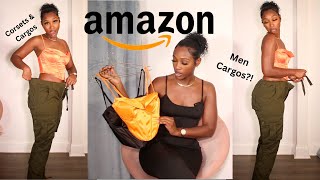 Trying Amazon Viral Cargo Pants + Top 6 Corset Tops From Amazon