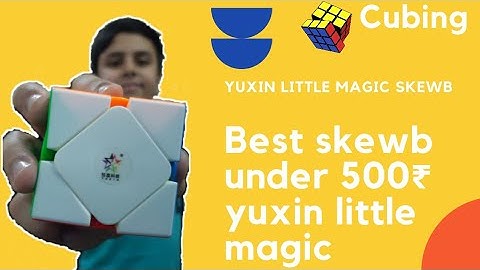 YUXIN LITTLE MAGIC SKEWB CUBE UNBOXING AND REVIEW | BEST SKEWB CUBE UNDER ₹500 | IN HINDI