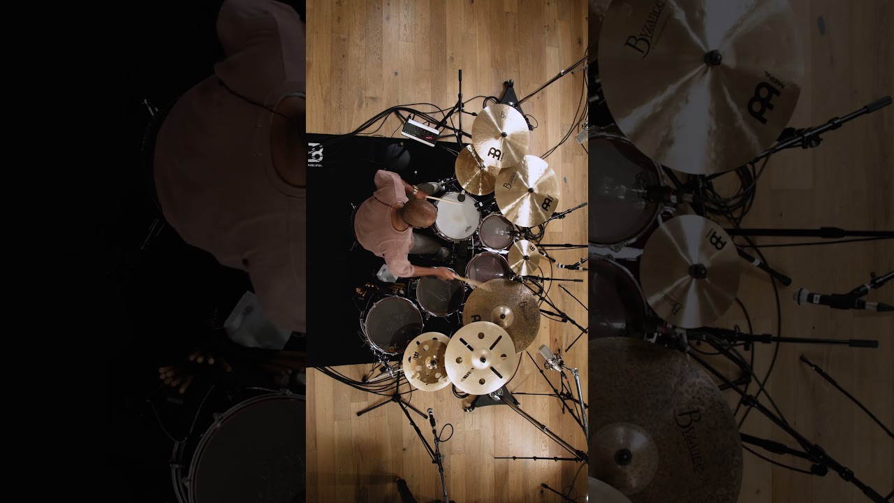 Lil John Roberts "Say Less" #shorts #meinlcymbals #liljohnroberts #drums #drumming #meinl #drummer