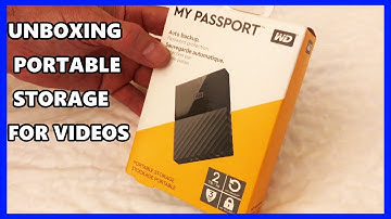 MY PASSPORT WD AUTO BACKUP PORTABLE STORAGE FOR VIDEOS INTERNAL HARD DRIVE UNBOXING
