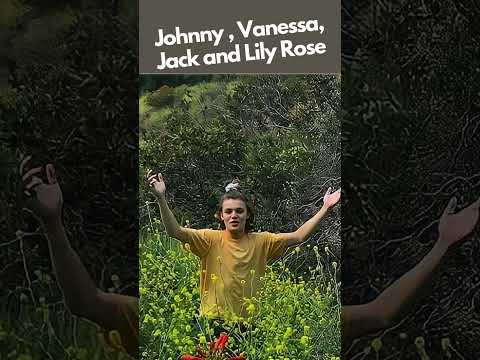 Johnny Depp, Vanessa Paradis, Son Jack And Daughter Lily Rose Shorts