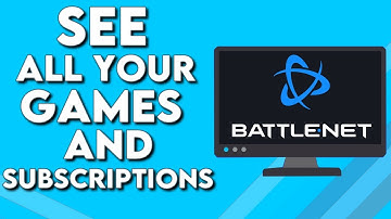 How To Find And See All Your Games And Subscriptions on Blizzard Battle.net on PC