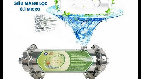 Máy lọc nước thế hệ mới Ultrafilter Eurolife EL-600UF. Vỏ inox SUS 304, màng siêu lọc 0,1 micro