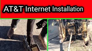 How AT&T install their fiber internet #DulalShovoUSA