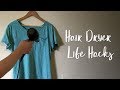 4 Hair Dryer Life Hacks