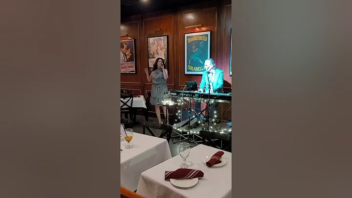 BONNIE SKOP AT LUIGI'S SINGING BOB DYLAN .KNOCKIN'...