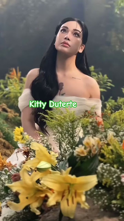 Kitty Duterte: beautiful in white