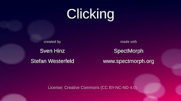 Clicking - SpectMorph Demo