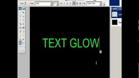 paint.net  PDN Session 6 video 1 of 2 discovering Text Glow
