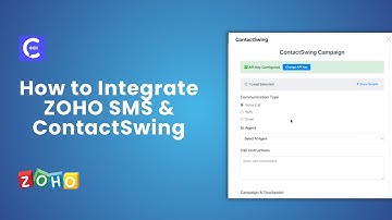 Automate SMS Outreach in Zoho with ContactSwing