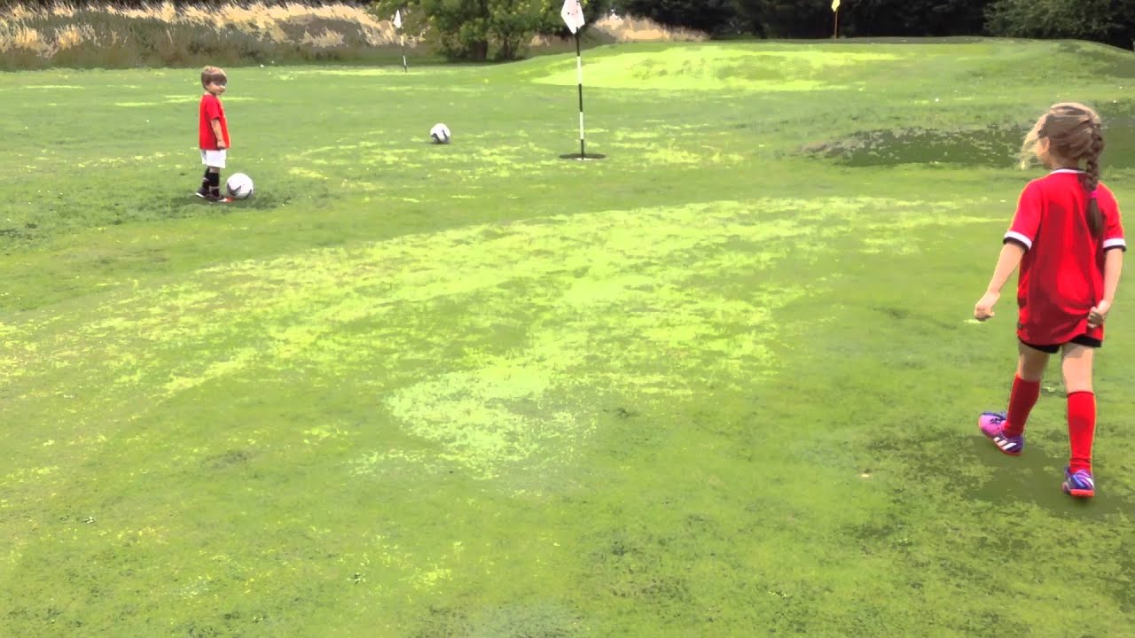 Playing Footgolf at Kingsway Golf, Melbourn Highlights YouTube
