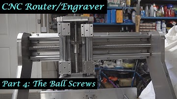 #MT47 Part 4 - Olivier CNC Router/Engraver. The Ball Screws. In 4K/UHD by Andrew Whale.