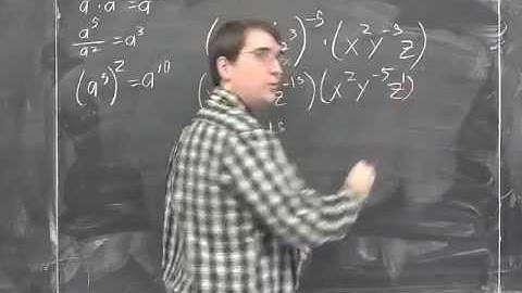 Honors Video 6.1 Part 3 - Negative Exponents Example 2