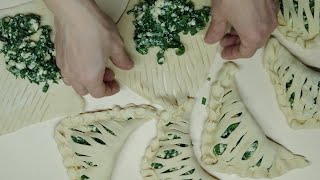 Щавель, тесто и творог // ВКУСНЕЙШИЕ слойки.