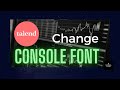 Quick Tip: Change the font in Talend Open Studio console